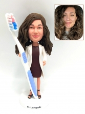 Custom bobblehead Female dentist