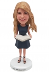 Custom Wedding Officiant Bobblehead with Bible– Personalized Minister Gift Custom Wedding Officiant Bobblehead with Bible– Personalized Minister Gift