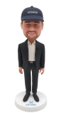 Custom Coach Bobblehead in Business Suit with Cap – Personalized Sports Coach Gift Custom Coach Bobblehead in Business Suit with Cap – Personalized Sports Coach Gift