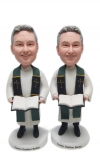 Custom bobblehead Pastor the best wedding officiant  Custom bobblehead Pastor the best wedding officiant