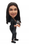 Personalized bobblehead roller skating