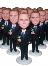 Wholesale Bulk Identical Custom Bobbleheads for Company CEO Gifts 300 units Wholesale Bulk Identical Custom Bobbleheads for Company CEO Gifts 300 units