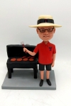 Custom BBQ bobblehead master griller